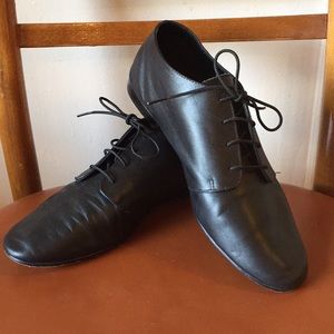 Rachel Comey Black Leather Oxfords